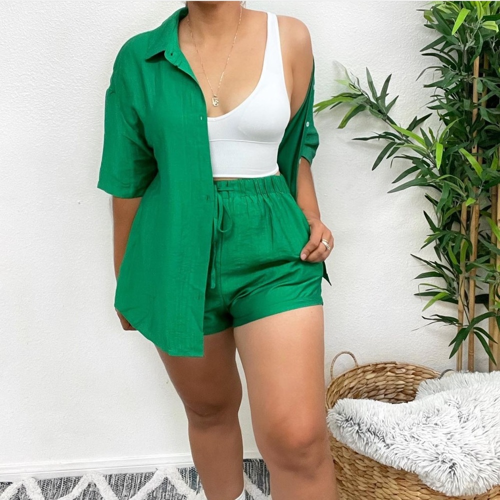 NWOT On The Go Set, Green Size XL